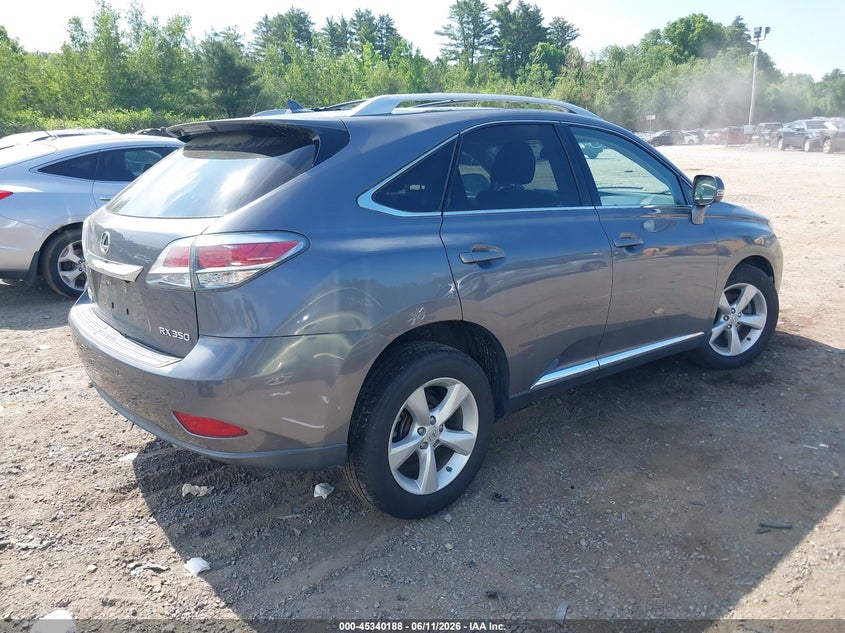 2013 Lexus Rx VIN JTJZK1BA6D2414954 IAAI salvage auction — SIDE, Salvage (Massachusetts), sold $5,300 on 2026-07-31 (photo 4)
