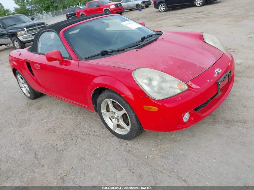 2003 Toyota Mr2 VIN JTDFR320530061184 IAAI salvage auction — NORMAL WEAR, Clear (Virginia), sold $550 on 2026-07-24 (photo 1)