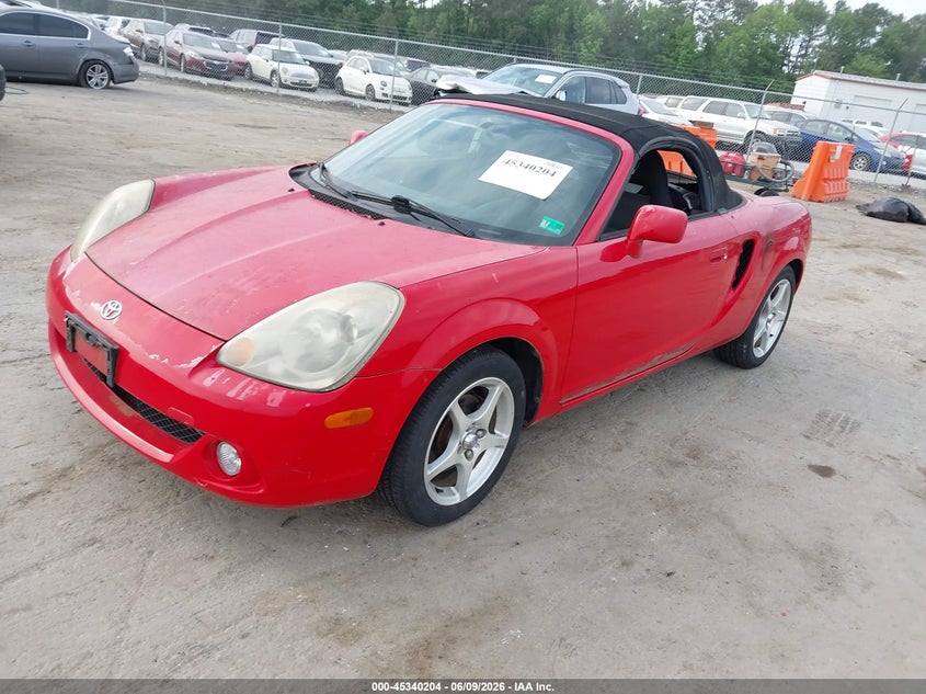 2003 Toyota Mr2 VIN JTDFR320530061184 IAAI salvage auction — NORMAL WEAR, Clear (Virginia), sold $550 on 2026-07-24 (photo 2)