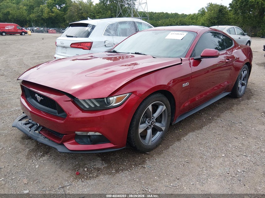 2015 Ford Mustang VIN 1FA6P8CF7F5435894 IAAI salvage auction — SIDE, Clear (Indiana), sold $6,100 on 2026-07-24 (photo 2)