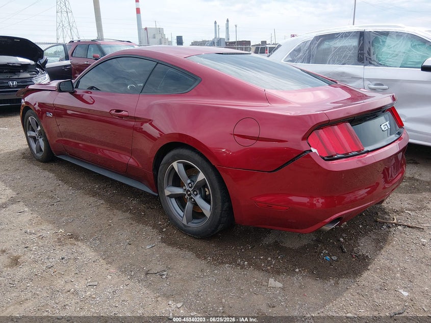 2015 Ford Mustang VIN 1FA6P8CF7F5435894 IAAI salvage auction — SIDE, Clear (Indiana), sold $6,100 on 2026-07-24 (photo 3)