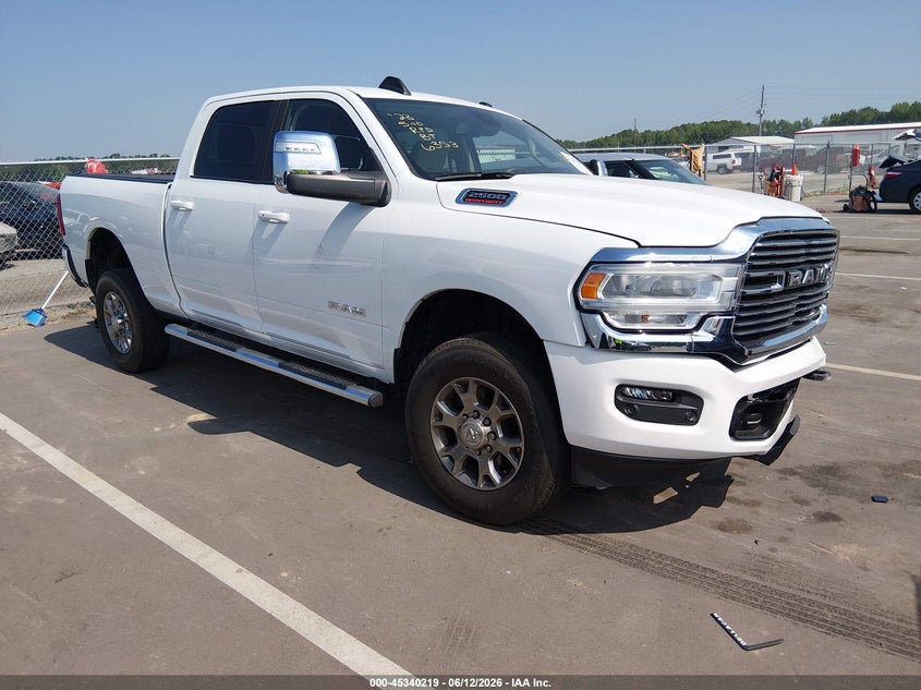 2023 Ram 2500 VIN 3C6UR5FJ4PG646353 IAAI salvage auction — LEFT FRONT, Salvage (North Carolina), sold $18,100 on 2026-07-31 (photo 1)