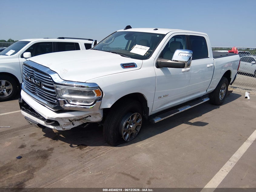 2023 Ram 2500 VIN 3C6UR5FJ4PG646353 IAAI salvage auction — LEFT FRONT, Salvage (North Carolina), sold $18,100 on 2026-07-31 (photo 2)