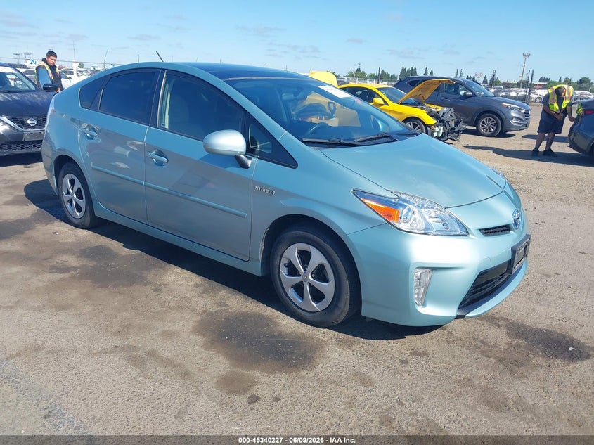 2015 Toyota Prius VIN JTDKN3DU0F1869192 IAAI salvage auction — LEFT SIDE, Salvage Title, sold $2,550 on 2026-07-22 (photo 1)