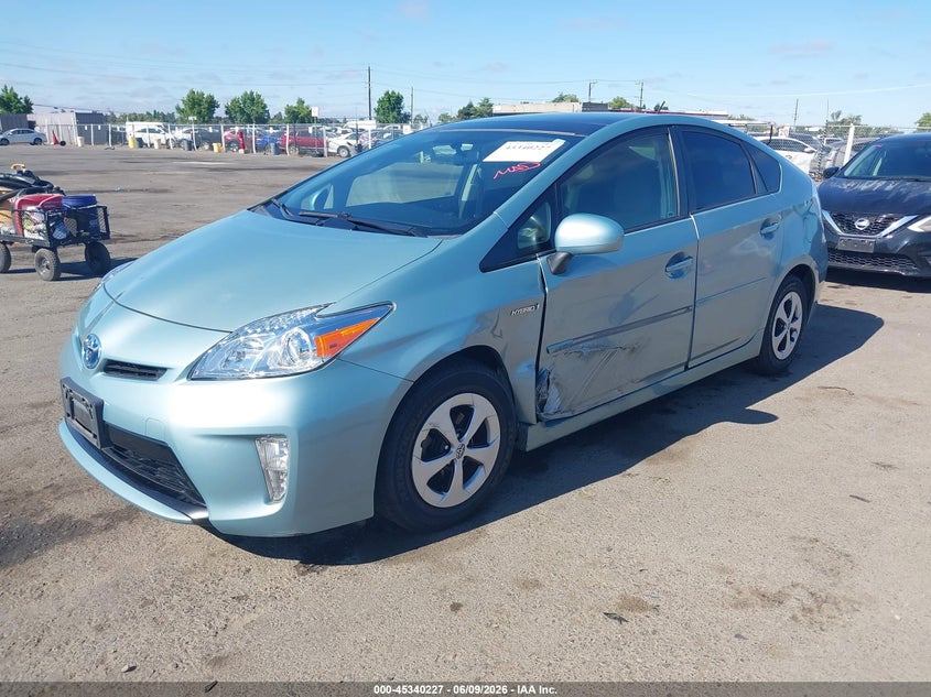 2015 Toyota Prius VIN JTDKN3DU0F1869192 IAAI salvage auction — LEFT SIDE, Salvage Title, sold $2,550 on 2026-07-22 (photo 2)