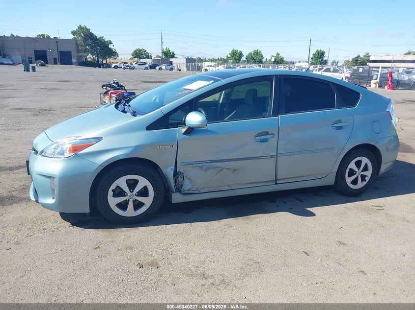 2015 Toyota Prius VIN JTDKN3DU0F1869192 IAAI salvage auction — LEFT SIDE, Salvage Title, sold $2,550 on 2026-07-22 (photo 6)