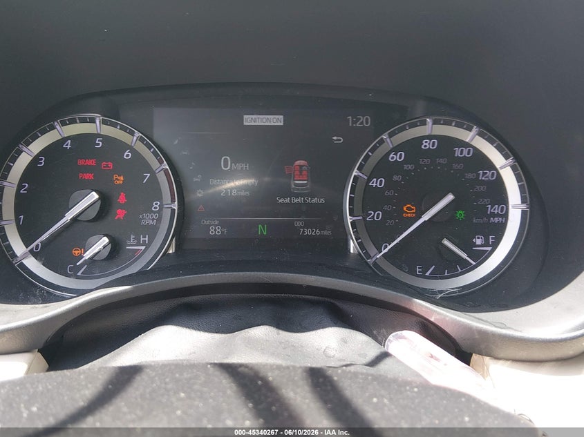 2022 Toyota Highlander VIN 5TDDZRBH0NS216658 IAAI salvage auction — FRONT END, Salvage (Kentucky), sold $14,700 on 2026-07-31 (photo 7)