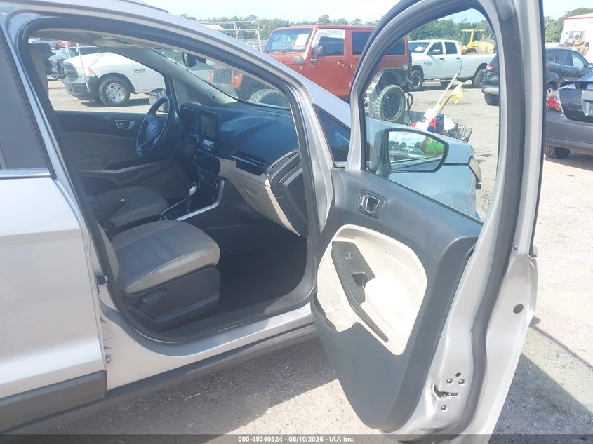 2019 Ford Ecosport VIN MAJ6S3KL9KC293904 IAAI salvage auction — FRONT & REAR, Rebuildable (Florida), sold $1,000 on 2026-07-30 (photo 5)