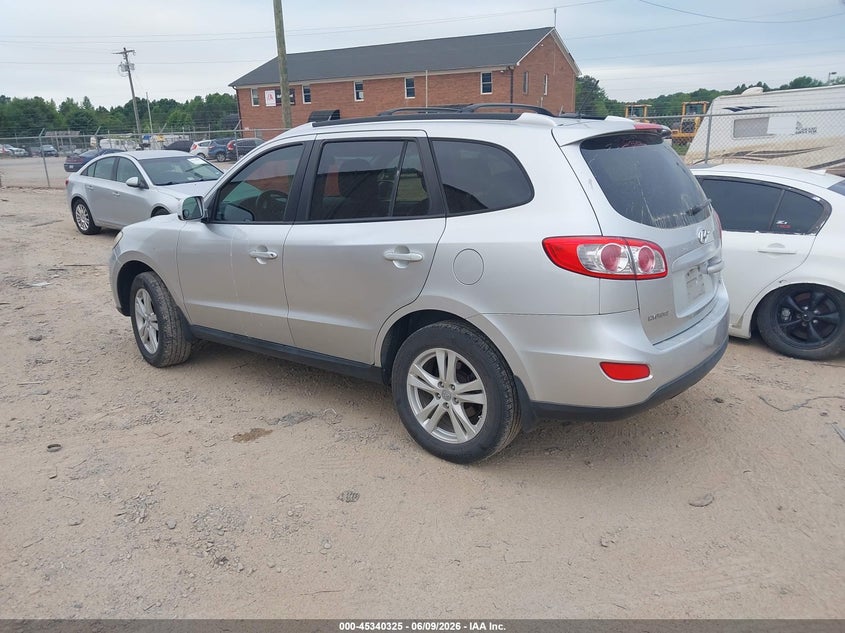 2011 Hyundai Santa fe VIN 5XYZHDAG9BG029528 IAAI salvage auction — FRONT END, Salvage (North Carolina), sold $725 on 2026-07-20 (photo 3)