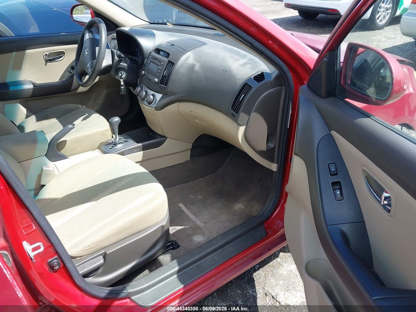 2010 Hyundai Elantra VIN KMHDU4AD7AU130491 IAAI salvage auction — NORMAL WEAR, Clear (Florida), sold $375 on 2026-07-15 (photo 5)
