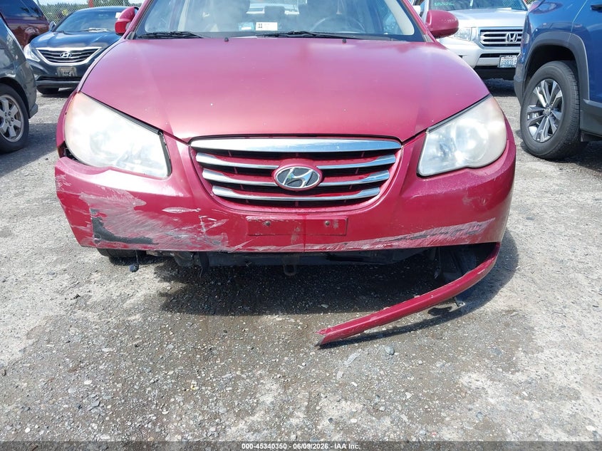 2010 Hyundai Elantra VIN KMHDU4AD7AU130491 IAAI salvage auction — NORMAL WEAR, Clear (Florida), sold $375 on 2026-07-15 (photo 6)