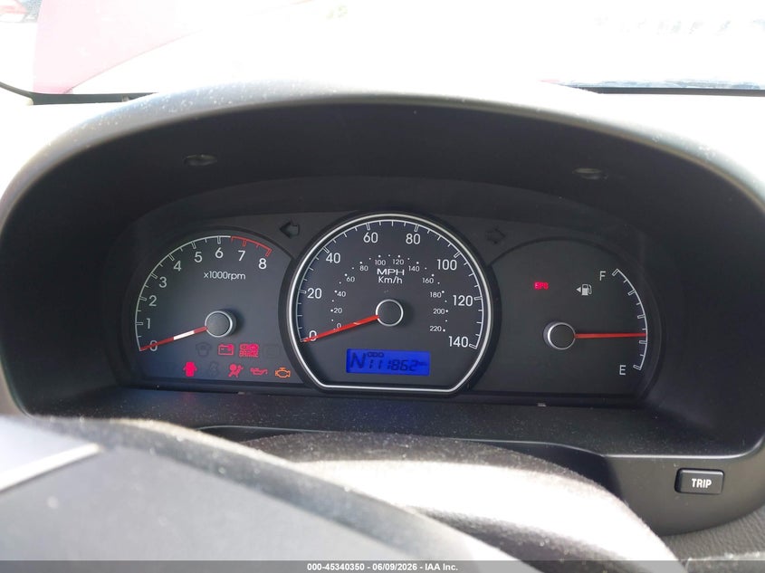 2010 Hyundai Elantra VIN KMHDU4AD7AU130491 IAAI salvage auction — NORMAL WEAR, Clear (Florida), sold $375 on 2026-07-15 (photo 7)