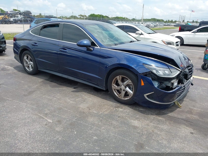 2021 Hyundai Sonata VIN 5NPEG4JA2MH126871 IAAI salvage auction — FRONT END, Certificate Of Destruction (Florida), sold $3,500 on 2026-07-24 (photo 1)