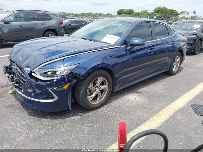 2021 Hyundai Sonata VIN 5NPEG4JA2MH126871 IAAI salvage auction — FRONT END, Certificate Of Destruction (Florida), sold $3,500 on 2026-07-24 (photo 2)