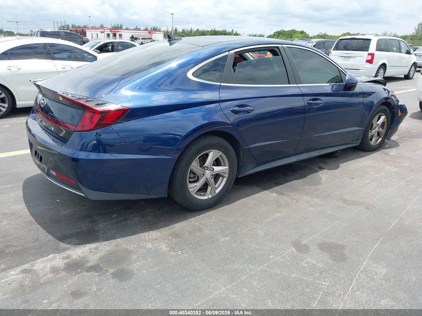 2021 Hyundai Sonata VIN 5NPEG4JA2MH126871 IAAI salvage auction — FRONT END, Certificate Of Destruction (Florida), sold $3,500 on 2026-07-24 (photo 4)