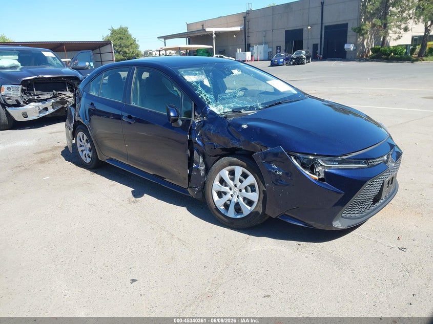 2021 Toyota Corolla VIN JTDEPMAEXMJ145260 IAAI salvage auction — RIGHT SIDE, Salvage (California), sold $2,950 on 2026-07-15 (photo 1)