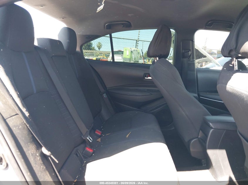 2021 Toyota Corolla VIN JTDS4MCE3MJ060740 IAAI salvage auction — FRONT & REAR, Salvage (California), sold $4,975 on 2026-07-14 (photo 8)