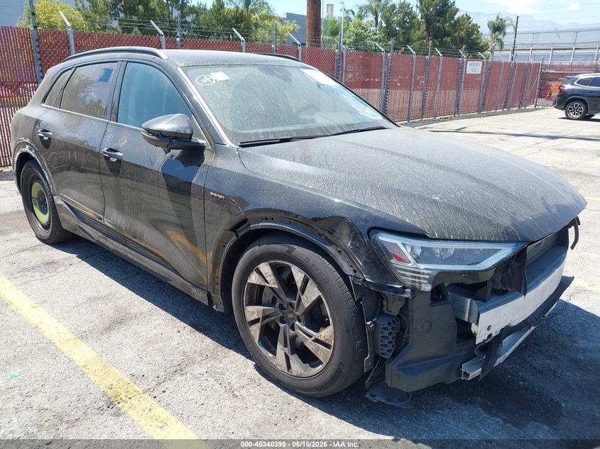 2021 Audi E-tron VIN WA1AAAGE5MB028762 IAAI salvage auction — FRONT END, Nrc Lienholder Repossession Paperwork (California), sold $3,550 on 2026-07-07 (photo 1)