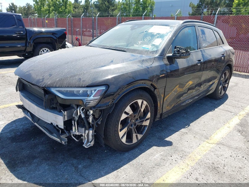 2021 Audi E-tron VIN WA1AAAGE5MB028762 IAAI salvage auction — FRONT END, Nrc Lienholder Repossession Paperwork (California), sold $3,550 on 2026-07-07 (photo 2)
