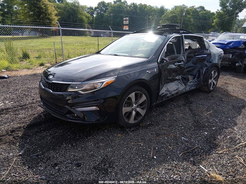 2019 Kia Optima VIN 5XXGT4L38KG295160 IAAI salvage auction — SIDE, Salvage (South Carolina), sold $525 on 2026-07-28 (photo 2)