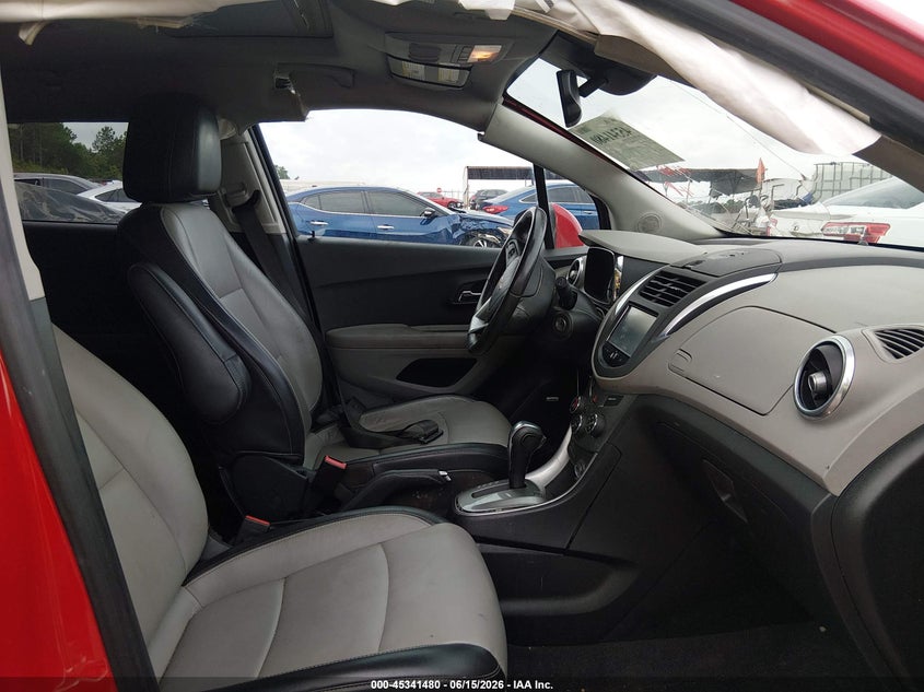2015 Chevrolet Trax VIN KL7CJNSB9FB212492 IAAI salvage auction — FRONT END, Salvage (Mississippi), sold $750 on 2026-07-29 (photo 5)