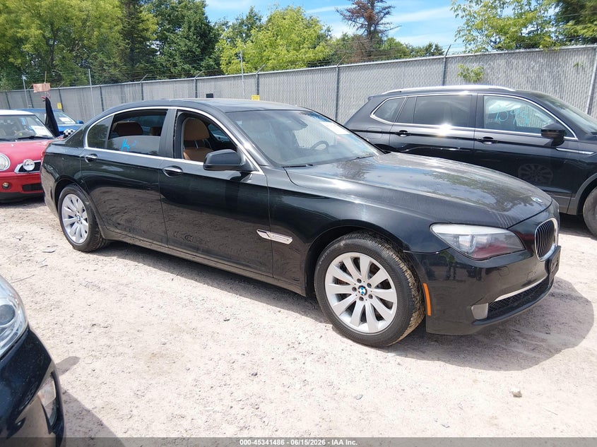 2010 BMW 7er VIN WBAKB8C51ACY64397 IAAI salvage auction — HAIL, Junk Bill Of Sale Mv2459 (Wisconsin), sold $25 on 2026-07-29 (photo 1)