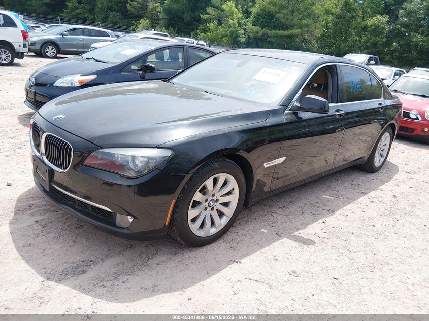 2010 BMW 7er VIN WBAKB8C51ACY64397 IAAI salvage auction — HAIL, Junk Bill Of Sale Mv2459 (Wisconsin), sold $25 on 2026-07-29 (photo 2)