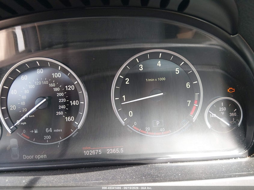 2010 BMW 7er VIN WBAKB8C51ACY64397 IAAI salvage auction — HAIL, Junk Bill Of Sale Mv2459 (Wisconsin), sold $25 on 2026-07-29 (photo 7)
