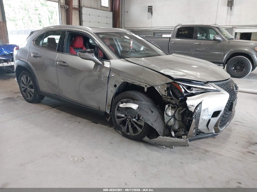 2019 Lexus Ux VIN JTHU9JBH5K2010528 IAAI salvage auction — RIGHT FRONT, Mv-907A (New York), sold $6,800 on 2026-07-08 (photo 1)