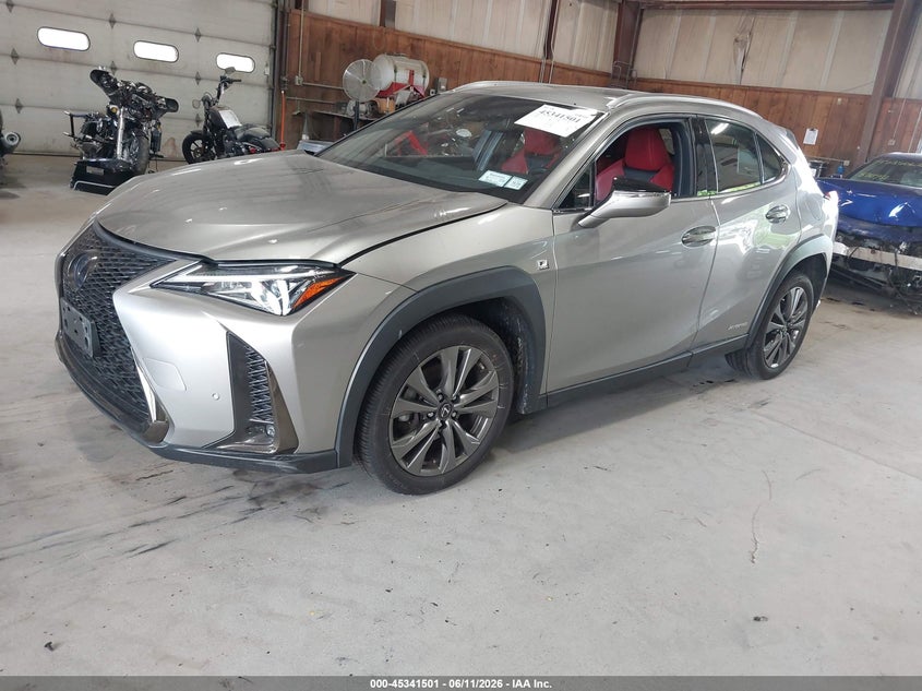 2019 Lexus Ux VIN JTHU9JBH5K2010528 IAAI salvage auction — RIGHT FRONT, Mv-907A (New York), sold $6,800 on 2026-07-08 (photo 2)