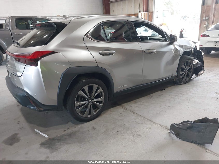 2019 Lexus Ux VIN JTHU9JBH5K2010528 IAAI salvage auction — RIGHT FRONT, Mv-907A (New York), sold $6,800 on 2026-07-08 (photo 4)