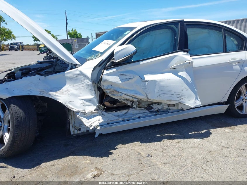 2013 BMW 3er VIN WBA3C1G56DNR47013 IAAI salvage auction — LEFT SIDE, Salvage (California), sold $675 on 2026-07-08 (photo 6)