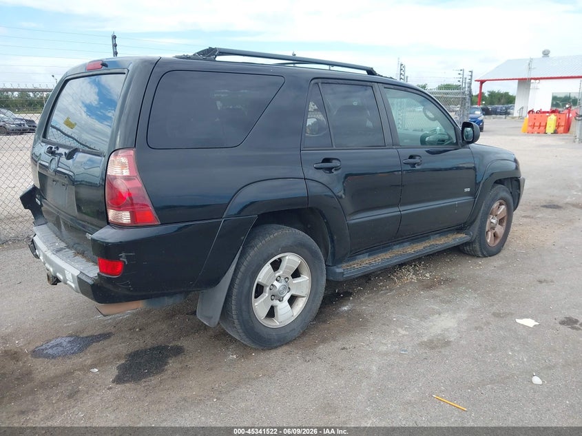 2004 Toyota 4runner VIN JTEZU14RX40024527 IAAI salvage auction — LEFT SIDE, Salvage (Louisiana), sold $1,850 on 2026-07-13 (photo 4)