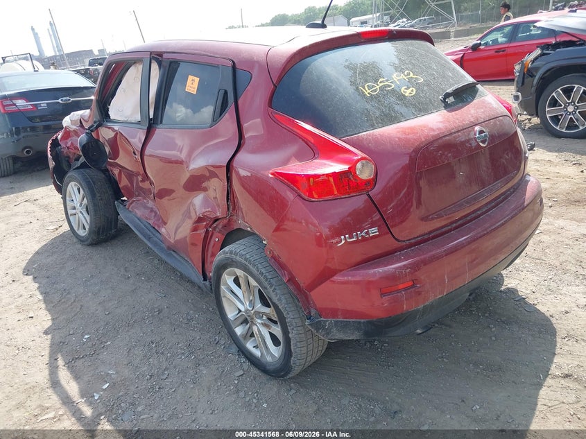 2012 Nissan Juke VIN JN8AF5MV5CT105193 IAAI salvage auction — LEFT & RIGHT, Clear (Indiana), sold $675 on 2026-07-15 (photo 3)