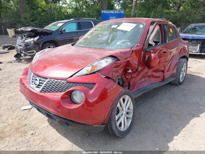 2012 Nissan Juke VIN JN8AF5MV5CT105193 IAAI salvage auction — LEFT & RIGHT, Clear (Indiana), sold $675 on 2026-07-15 (photo 6)