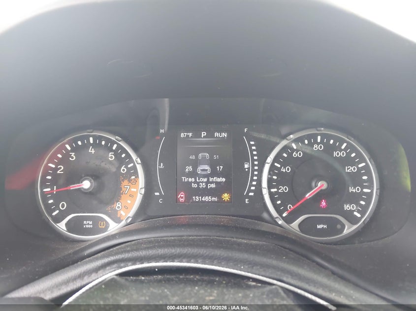2017 Jeep Renegade VIN ZACCJBBB2HPG46392 IAAI salvage auction — FRONT & REAR, Salvage (Tennessee), sold $1,700 on 2026-07-29 (photo 7)