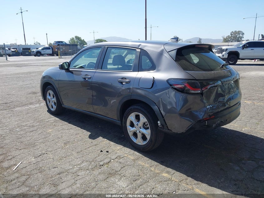 2024 Honda Hr-v VIN 3CZRZ1H33RM750109 IAAI salvage auction — REAR END, Salvage (California), sold $7,100 on 2026-07-31 (photo 3)