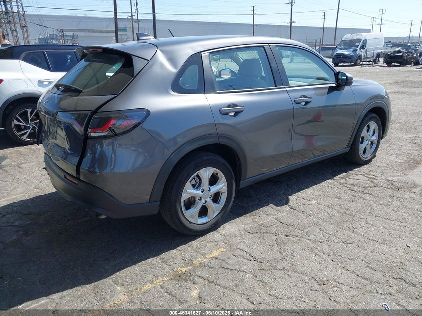 2024 Honda Hr-v VIN 3CZRZ1H33RM750109 IAAI salvage auction — REAR END, Salvage (California), sold $7,100 on 2026-07-31 (photo 4)