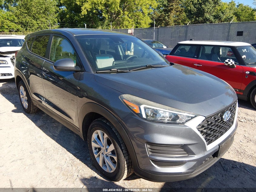 2019 Hyundai Tucson VIN KM8J2CA45KU987252 IAAI salvage auction — HAIL, Clear (Wisconsin), sold $5,500 on 2026-07-08 (photo 1)