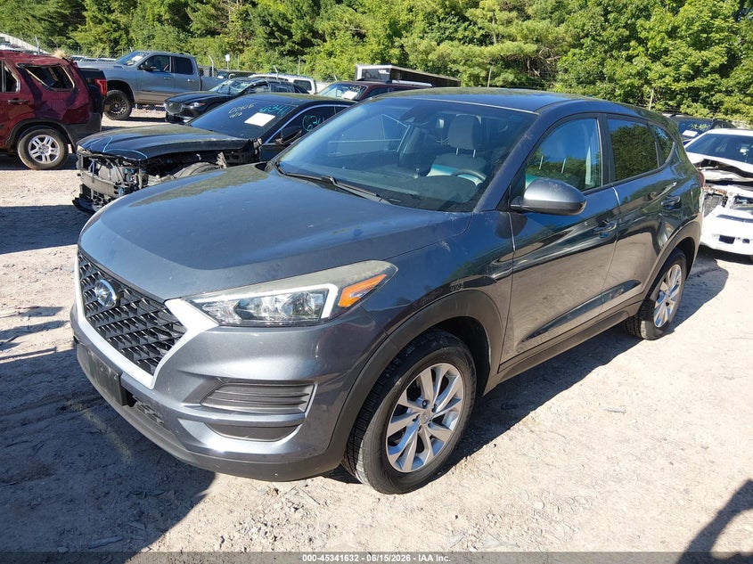 2019 Hyundai Tucson VIN KM8J2CA45KU987252 IAAI salvage auction — HAIL, Clear (Wisconsin), sold $5,500 on 2026-07-08 (photo 2)