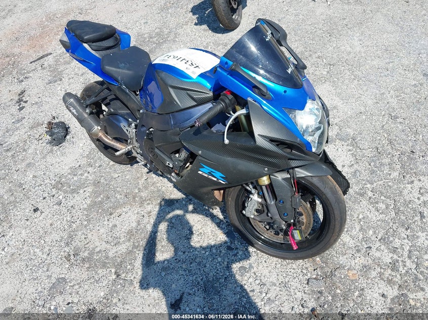 2011 Suzuki Gsx750 VIN JS1GR7MA4B2100670 IAAI salvage auction — LEFT SIDE, Salvage (Georgia), sold $2,250 on 2026-07-15 (photo 1)