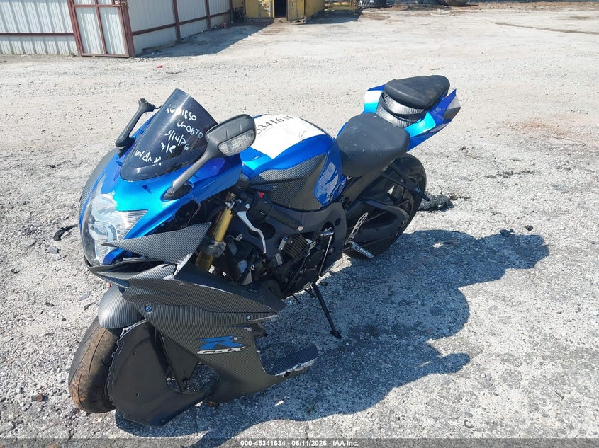 2011 Suzuki Gsx750 VIN JS1GR7MA4B2100670 IAAI salvage auction — LEFT SIDE, Salvage (Georgia), sold $2,250 on 2026-07-15 (photo 2)