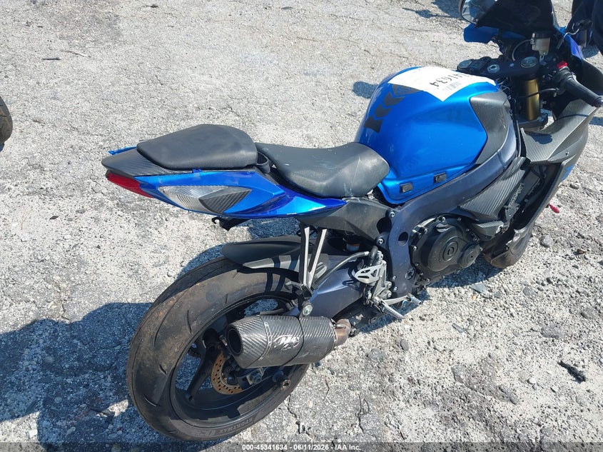 2011 Suzuki Gsx750 VIN JS1GR7MA4B2100670 IAAI salvage auction — LEFT SIDE, Salvage (Georgia), sold $2,250 on 2026-07-15 (photo 4)