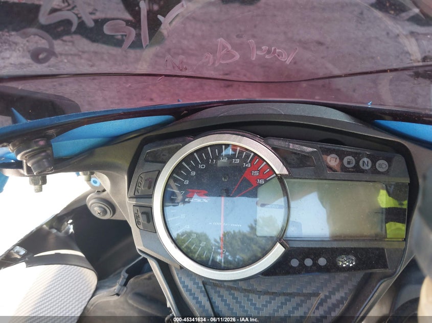 2011 Suzuki Gsx750 VIN JS1GR7MA4B2100670 IAAI salvage auction — LEFT SIDE, Salvage (Georgia), sold $2,250 on 2026-07-15 (photo 7)