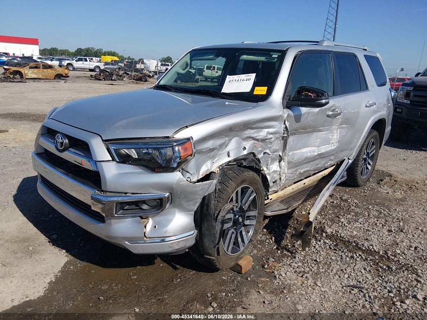 2016 Toyota 4runner VIN JTEBU5JR9G5278993 IAAI salvage auction — LEFT & RIGHT, Clear (Arkansas), sold $10,500 on 2026-07-15 (photo 2)