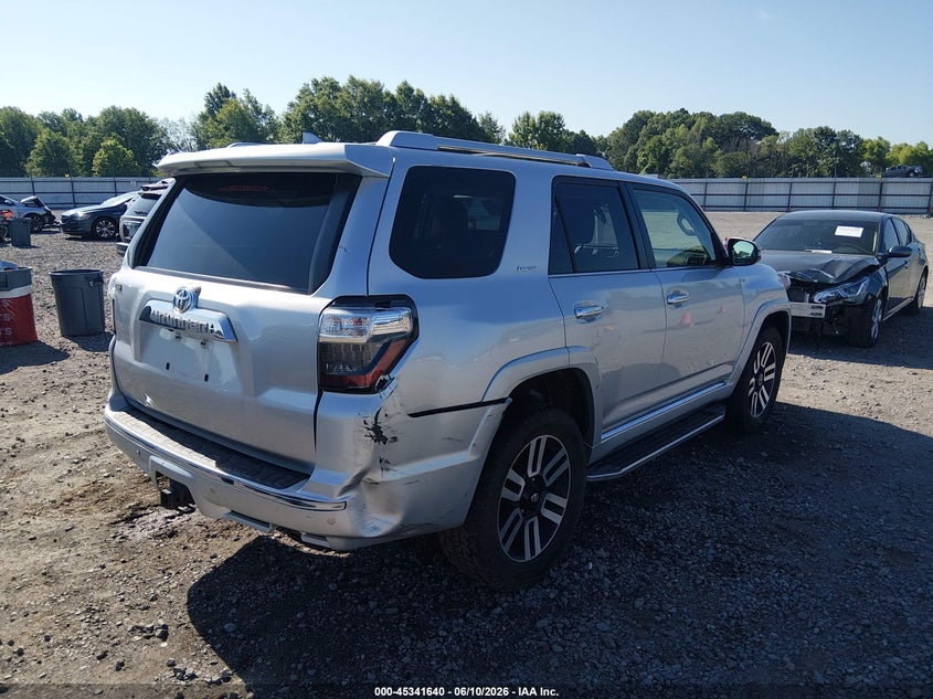 2016 Toyota 4runner VIN JTEBU5JR9G5278993 IAAI salvage auction — LEFT & RIGHT, Clear (Arkansas), sold $10,500 on 2026-07-15 (photo 4)