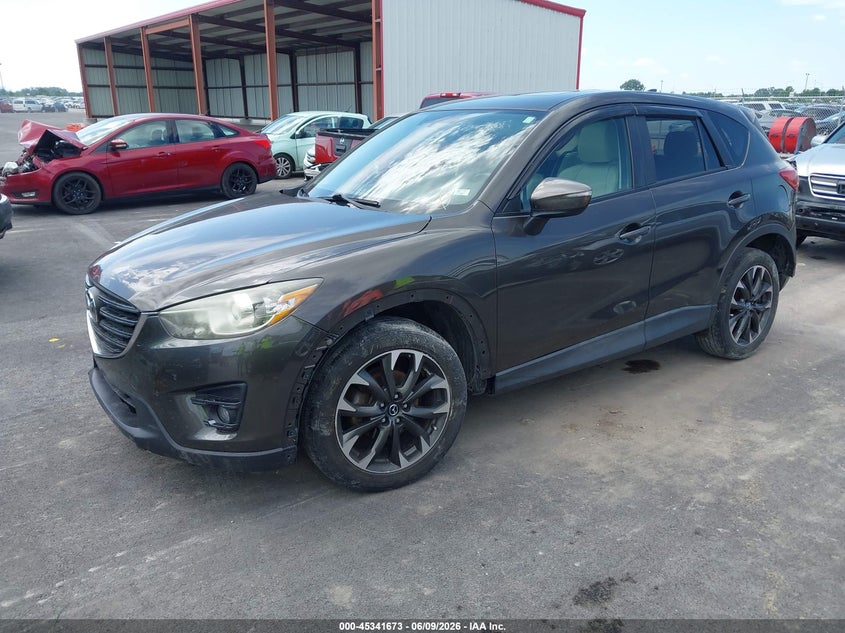 2016 Mazda Cx-5 VIN JM3KE4DY2G0686643 IAAI salvage auction — LEFT FRONT, Salvage (Illinois), sold $3,400 on 2026-09-11 (photo 2)