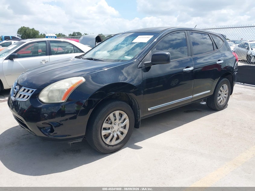2012 Nissan Rogue VIN JN8AS5MT4CW261492 IAAI salvage auction — LEFT REAR, Salvage (Texas), sold $325 on 2026-07-09 (photo 2)