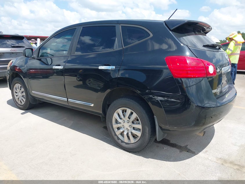 2012 Nissan Rogue VIN JN8AS5MT4CW261492 IAAI salvage auction — LEFT REAR, Salvage (Texas), sold $325 on 2026-07-09 (photo 3)
