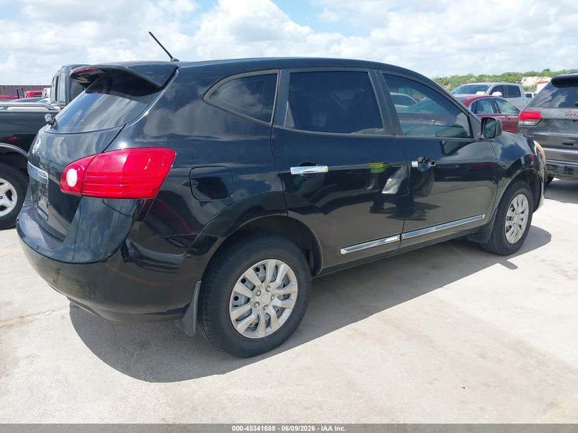 2012 Nissan Rogue VIN JN8AS5MT4CW261492 IAAI salvage auction — LEFT REAR, Salvage (Texas), sold $325 on 2026-07-09 (photo 4)